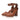 ELF Flamingo Leather Heels in White Vintage Camel / 5