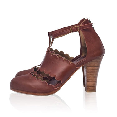 ELF Incognito Leather Heels Vintage Brown / 4