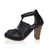 ELF Incognito Leather Heels Black / 4