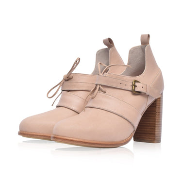 ELF Josephine Lace up Leather Heels