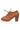 ELF Lace Oxford Heels in White Dark Tan / 6