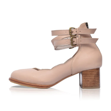 ELF Lily Valley Leather Heels Ivory / 5