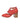 ELF Serenity Leather Heels Vintage Red / 5