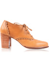 ELF Lace Oxford Heels Light Tan / 6