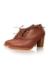 ELF Lace Oxford Heels Vintage Brown / 6