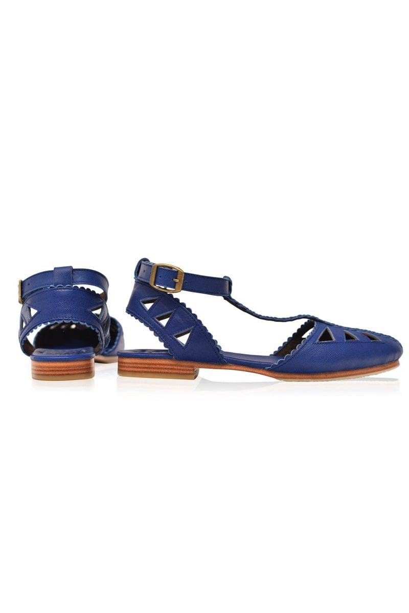 ELF Bounty T-strap Leather Sandals