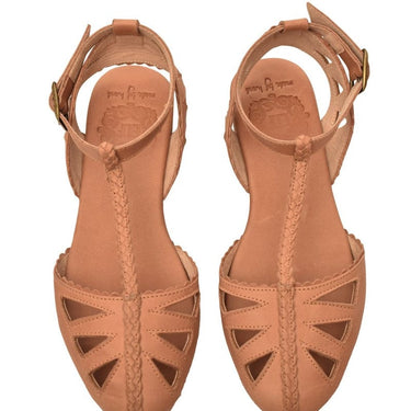 ELF Bounty T-strap Leather Sandals