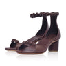 ELF Candy Round Heel Sandals in Dark Brown Dark Brown / 5