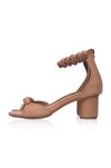 ELF Candy Round Heel Sandals in Vintage Beige