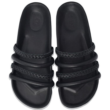 ELF Castaway Leather Slides Black / 5