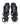 ELF Kanvaz Ankle Strap Sandals in Black Black / 5