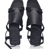 ELF Kanvaz Ankle Strap Sandals in Black Black / 5