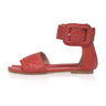 ELF Madagascar Woven Leather Sandals Vintage Red / 5