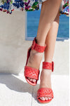 ELF Madagascar Woven Leather Sandals