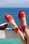 ELF Madagascar Woven Leather Sandals