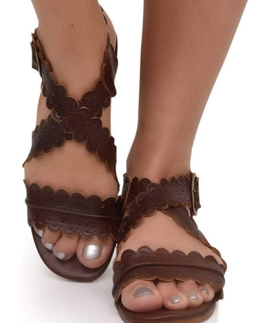 ELF Mermaid Sandals Dark Brown / 5
