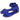 ELF Midsummer Sandals in White Royal Blue / 6