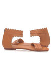 ELF Midsummer Sandals in White Light Tan / 6