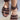 ELF Rimini Boho Leather Sandals in Dark Brown