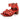 ELF Seaside Leather Sandals Vintage Red / 5