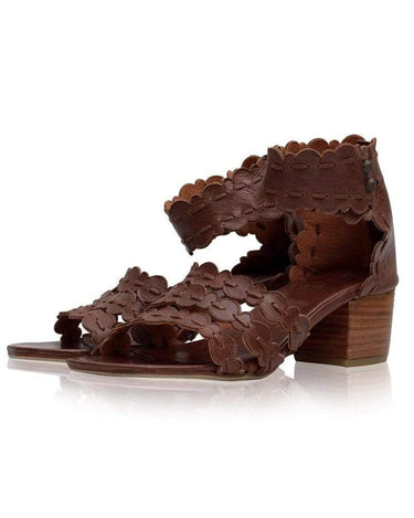 ELF Seaside Leather Sandals Vintage Brown / 5