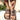 ELF Amigo Leather Slides in Dark Brown