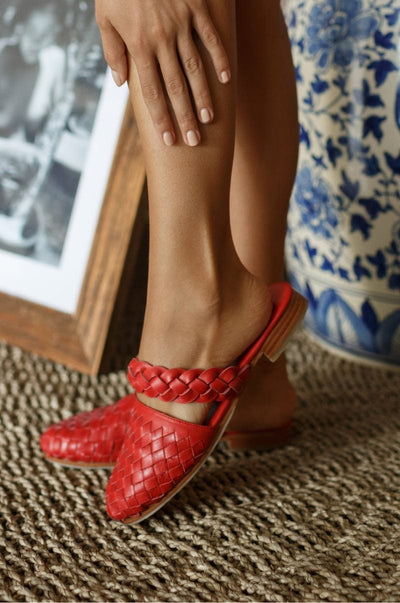 ELF Sea Escape Slide Sandals Vintage Red / 5