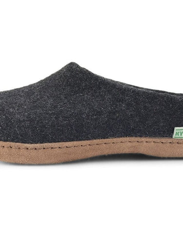 Kyrgies Men's All Natural Molded Sole with Low Back in Charcoal 7-7.5 (Euro 40)