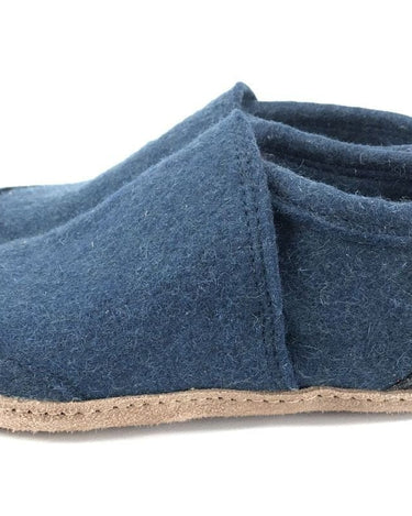 Kyrgies Women's All Natural Tengries House Shoes in Heathered Navy