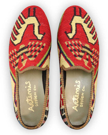 Artemis Design Co. Men's Loafers epitomize contemporary elegance, boasting a sleek color palette of white, red, blue, grey, peach, and brown. Meticulously crafted, these loafers seamlessly marry style with versatility. Whether complementing casual or formal attire, they radiate sophistication and flair with every step. (Front View)