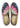 Artemis Design Co. Men's Loafers redefine sophistication with a captivating color palette, featuring shades of black, pink, grey, blue, red, and white. Meticulously crafted, these loafers seamlessly blend bold and subtle hues, exuding modern elegance with a hint of playfulness. Versatile enough for both casual and formal occasions, they add a distinctive touch to any ensemble. (Front View)