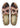 Artemis Design Co. Men's Loafers showcase a vibrant color palette, blending rich tones of brown, red, and yellow with accents of white and peach. Crafted with meticulous attention to detail, these loafers strike the perfect balance between style and comfort. Whether paired with casual or semi-formal attire, they add a touch of sophistication to any ensemble. (Front View)