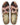Artemis Design Co. Men's Loafers showcase a vibrant color palette, blending rich tones of brown, red, and yellow with accents of white and peach. Crafted with meticulous attention to detail, these loafers strike the perfect balance between style and comfort. Whether paired with casual or semi-formal attire, they add a touch of sophistication to any ensemble. (Front View)