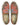 Artemis Design Co. Men's Loafers offer a captivating fusion of colors, featuring rich tones of brown, red, and blue alongside accents of white, fuchsia, and mint green. Crafted with meticulous attention to detail, these loafers seamlessly blend classic sophistication with modern flair. The striking color combination adds vibrancy and personality to any outfit, making a bold statement with every step. (Front View)