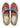 Artemis Design Co. Men's Loafers present a harmonious blend of colors, featuring hues of green, red, blue, black, white, and yellow. Crafted with meticulous attention to detail, these loafers effortlessly combine style with comfort. The vibrant color palette adds a playful yet sophisticated touch to any ensemble, making them a versatile choice for various occasions. (Front View)