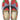 Artemis Design Co. Men's Loafers present a harmonious blend of colors, featuring hues of green, red, blue, black, white, and yellow. Crafted with meticulous attention to detail, these loafers effortlessly combine style with comfort. The vibrant color palette adds a playful yet sophisticated touch to any ensemble, making them a versatile choice for various occasions. (Front View)