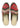 Artemis Design & Co presents stylish Men's Slippers in a sophisticated color palette, featuring a blend of maroon, black, pink, khaki, and red. Crafted with precision and comfort in mind, these slippers seamlessly combine fashion and functionality, offering a luxurious and trendy footwear option for the modern man. (Front View)