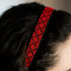 Tatreez Headband in Red